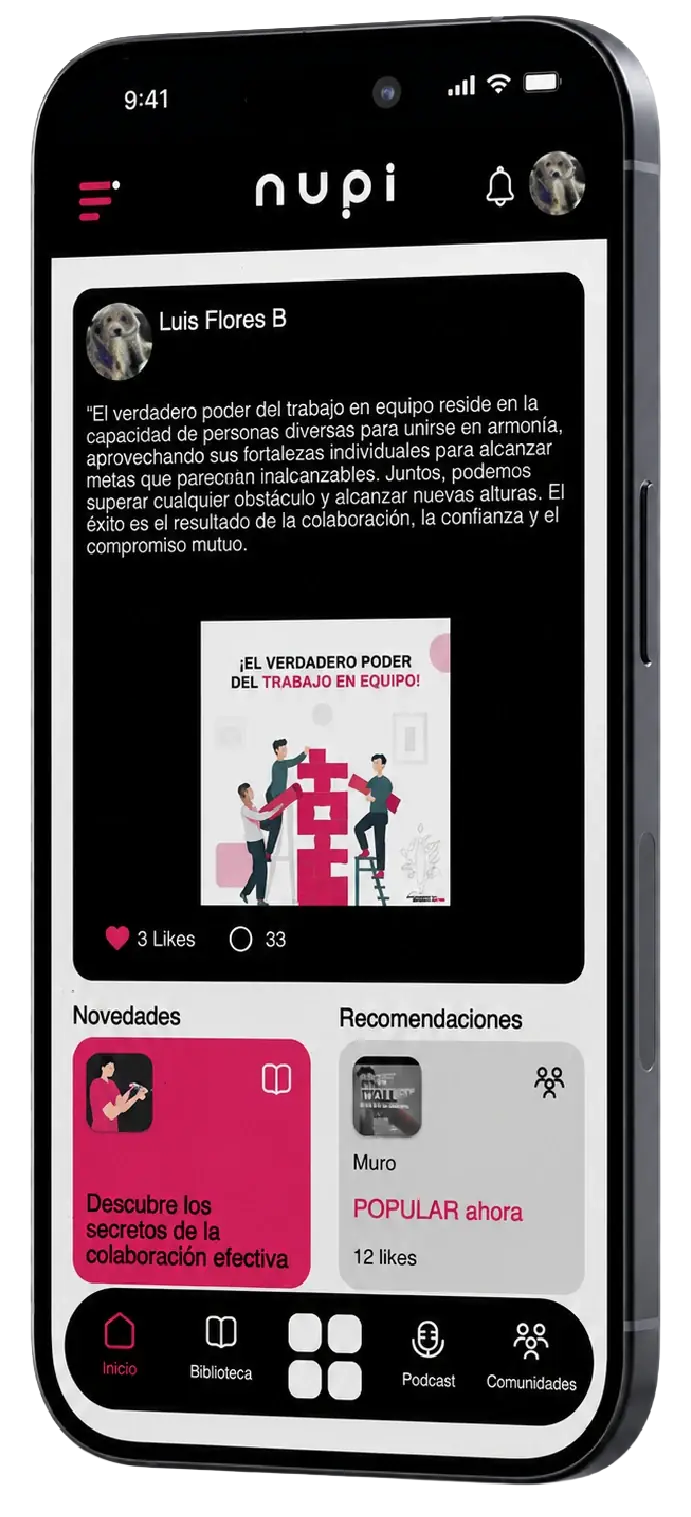 Aplicacion Nupi en celular